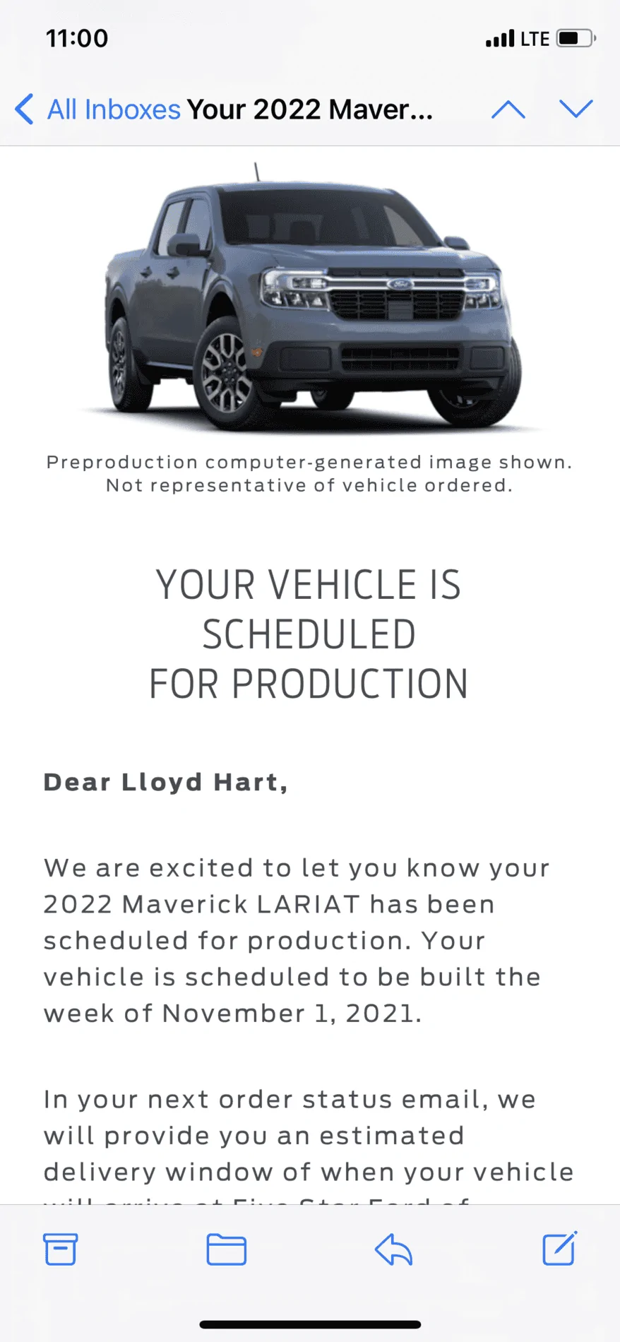 Ford Maverick 📬 9/16 Scheduling Email Received Group! D905376C-3776-4759-BACF-EB8869DC4FE0