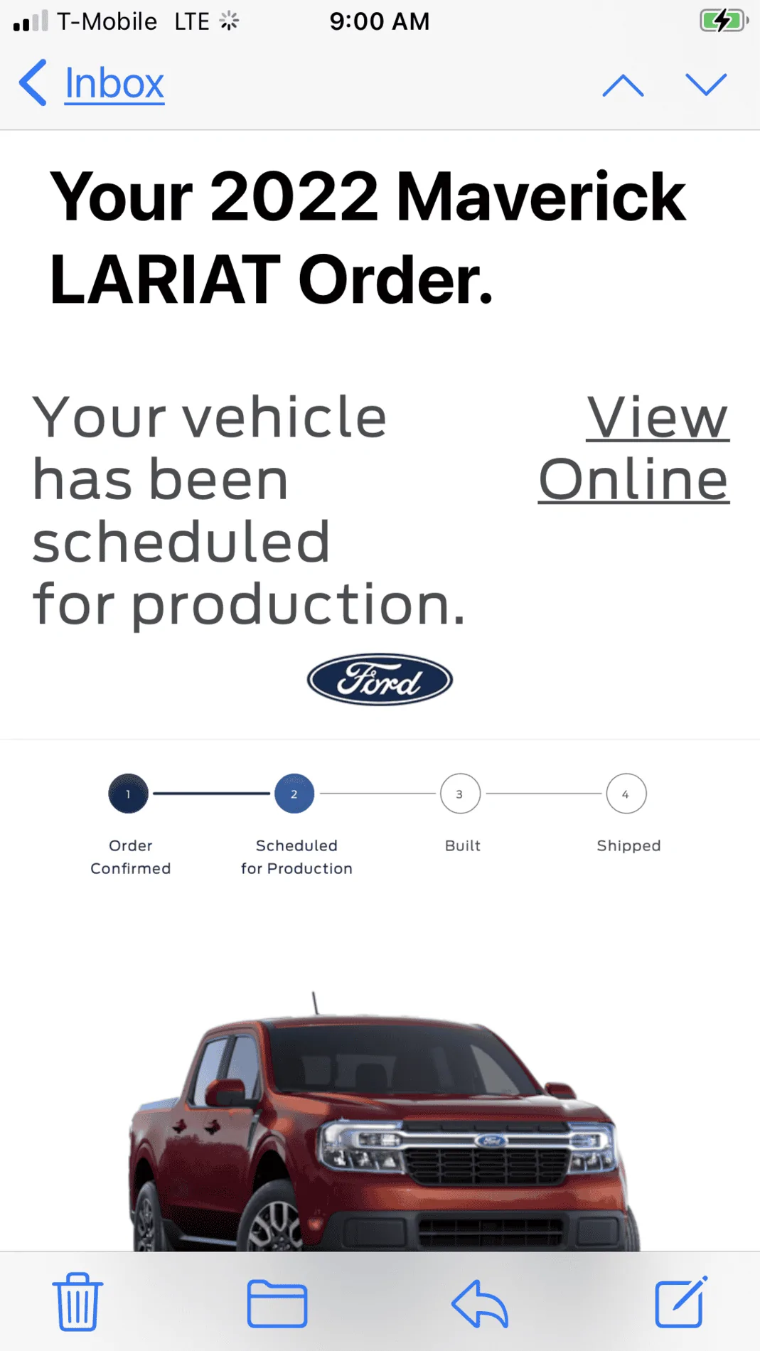 Ford Maverick 📬 9/16 Scheduling Email Received Group! 5D802524-6D84-4DCC-8EF4-D8C27871C285