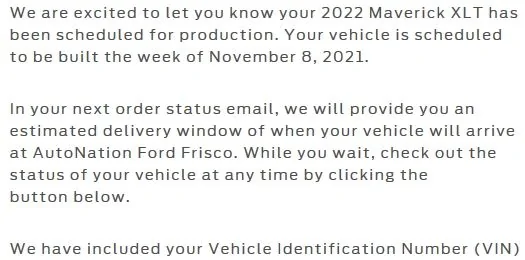 Ford Maverick Hybrid Order Support Group Maverick Scheduled #2