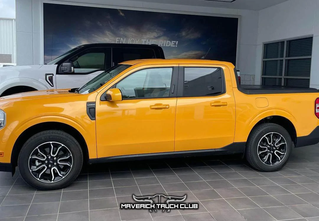Ford Maverick CYBER ORANGE Maverick Photos Thread Cyber Orange Maverick Lariat 1