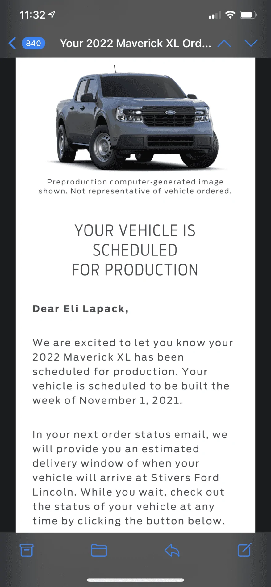 Ford Maverick 📬 9/16 Scheduling Email Received Group! 606DC006-7876-4855-99AE-FAACDD55B081