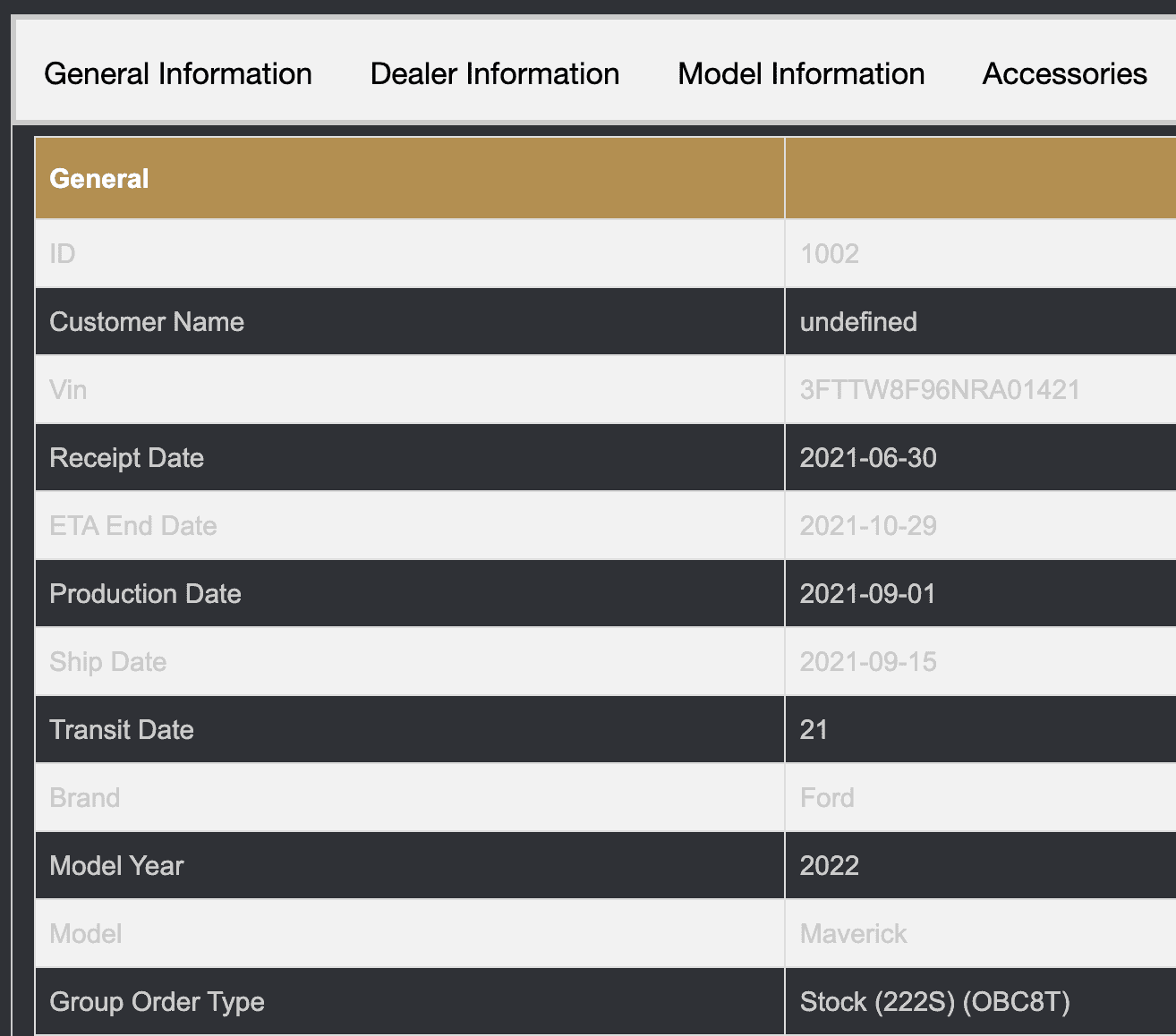 Ford Maverick Shipping process? Screen Shot 2021-09-17 at 9.08.15 am