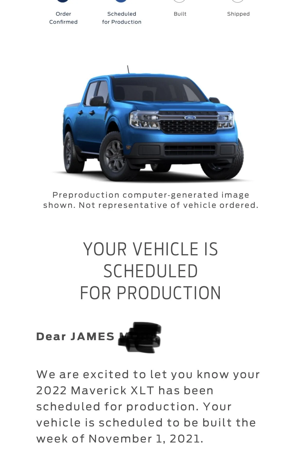 Ford Maverick 📬 9/16 Scheduling Email Received Group! image0