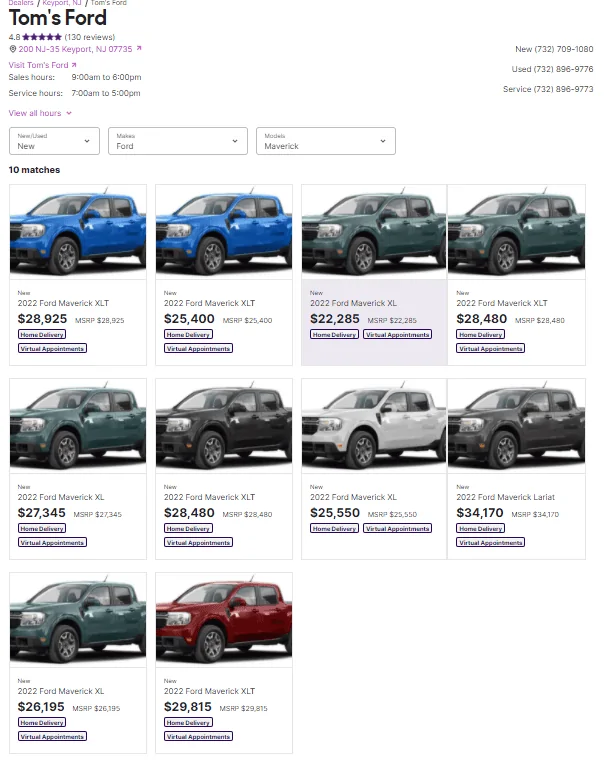 Ford Maverick Dealer Truck ?? 1631908653866