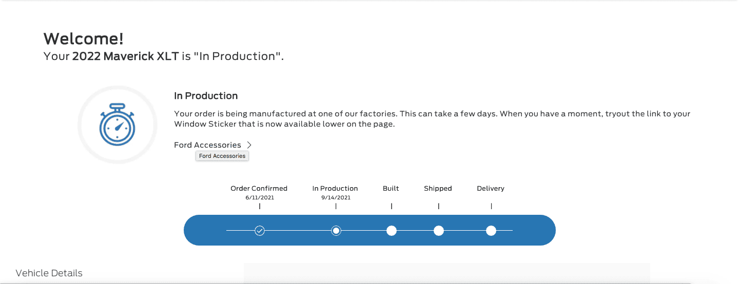 Ford Maverick Timeframe from in-production to built? Screen Shot 2021-09-17 at 4.39.17 PM