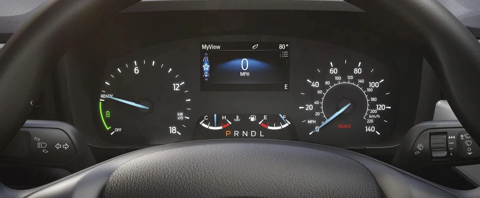 Ford Maverick Dashboard gauges Captur