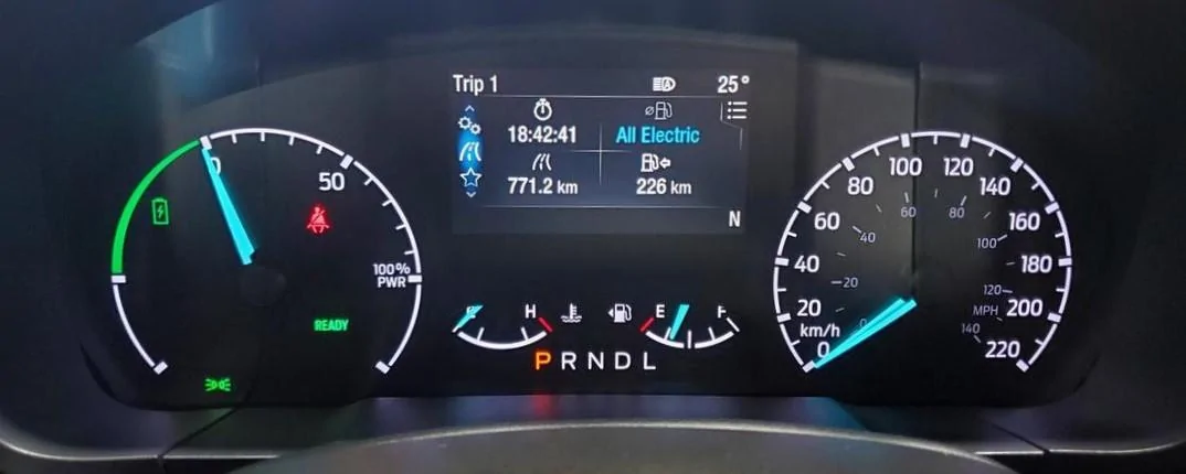 Ford Maverick Dashboard gauges _2022_ford_maverick_instrument_cluster