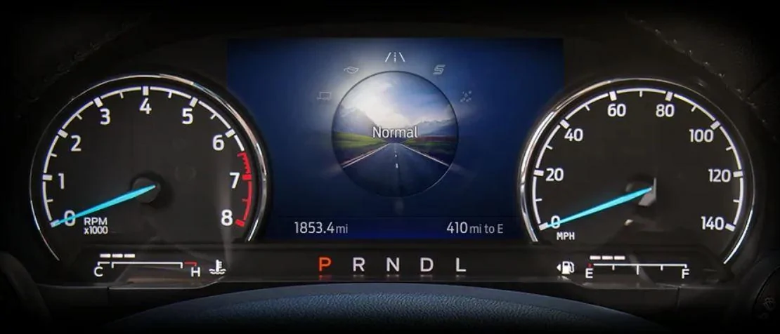 Ford Maverick Dashboard gauges Captur