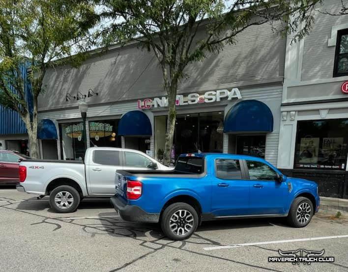 Ford Maverick VELOCITY BLUE Maverick Photos Thread Velocity Blue 2022 Ford Maverick