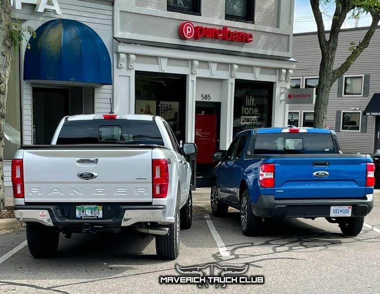 Ford Maverick VELOCITY BLUE Maverick Photos Thread Velocity Blue 2022 Ford Maverick 1