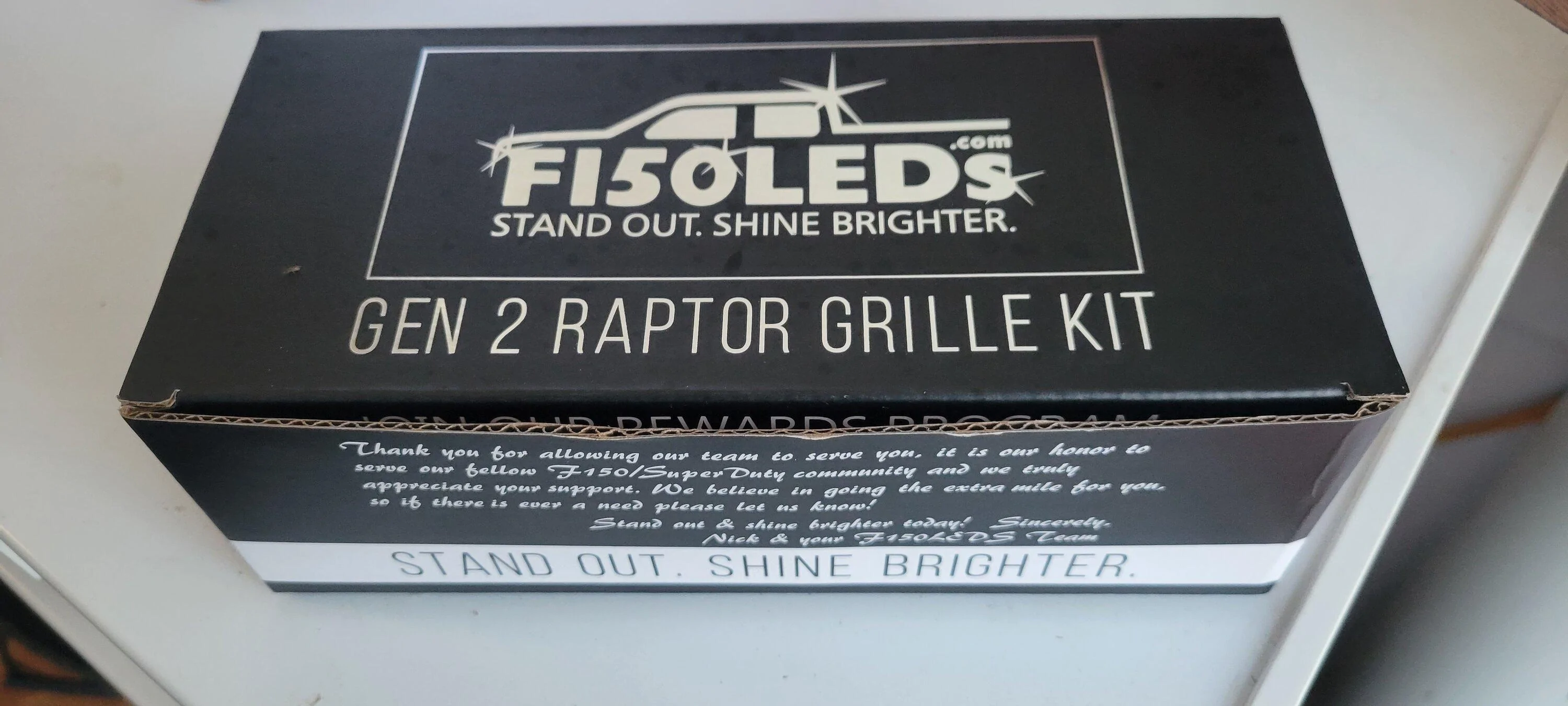 Ford Maverick My new Raptor 3-Light LED Grill Lights installed! 20221017_064245