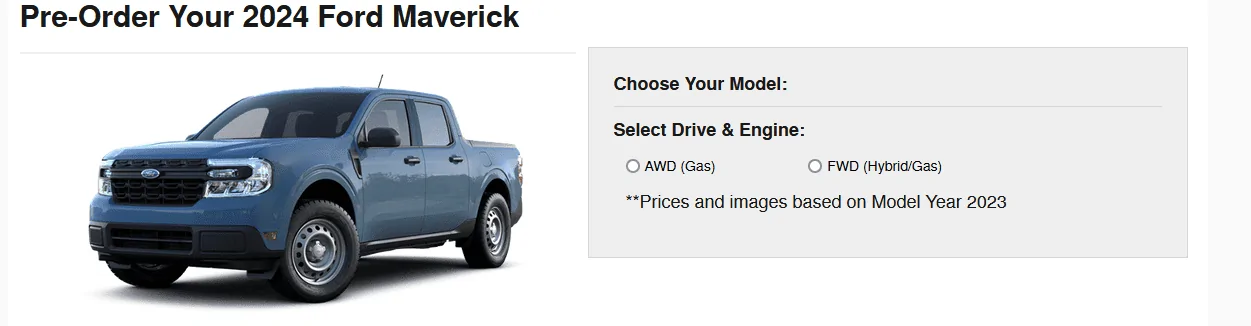 Ford Maverick MY 2024 Maverick custom orders starting?? 1666117134345