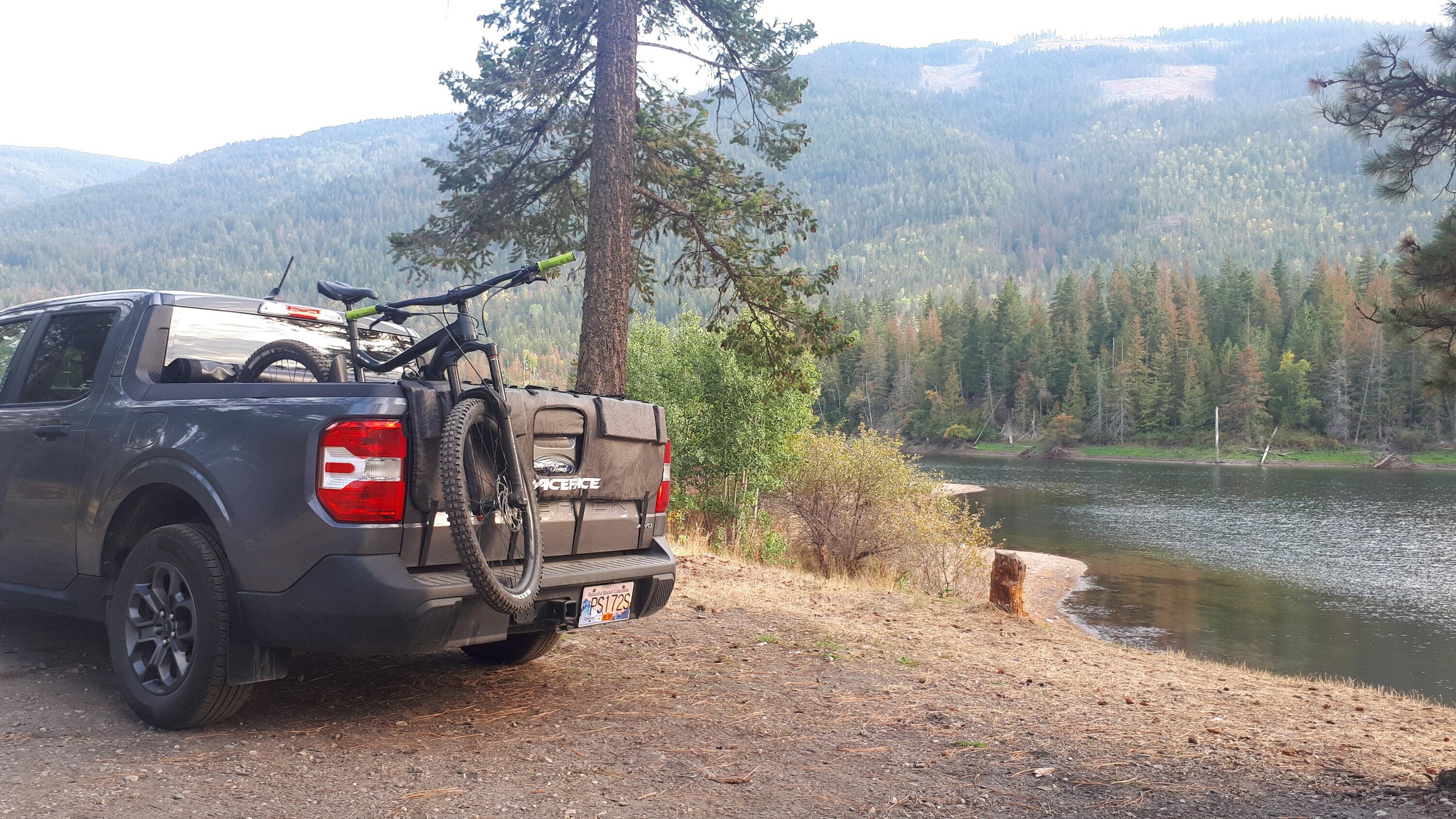 Ford Maverick Bike Racks... Tailgate Pad or Hitch Rack for frequent use. 20220929_162309