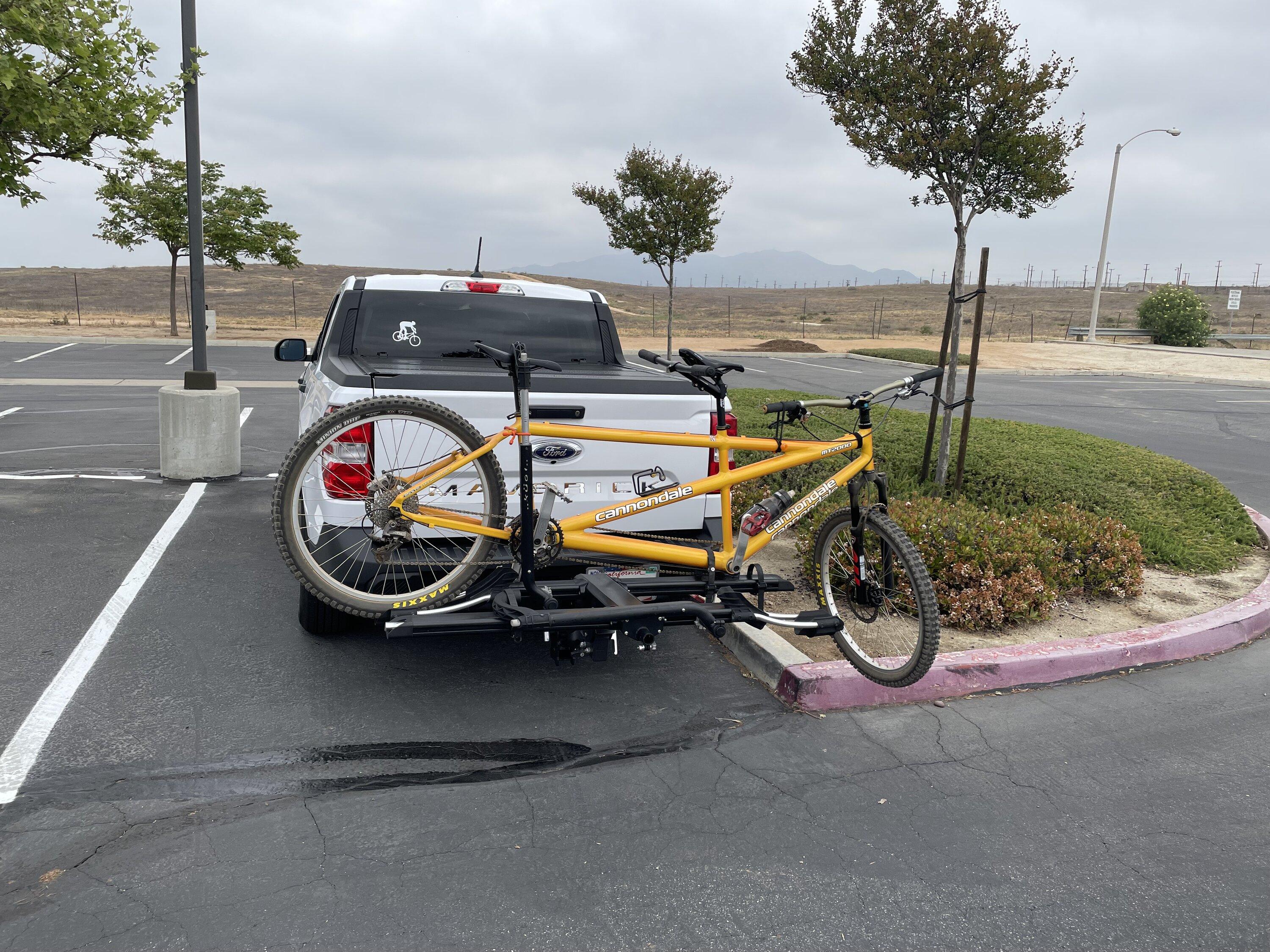 Ford Maverick Bike Racks... Tailgate Pad or Hitch Rack for frequent use. IMG_0095