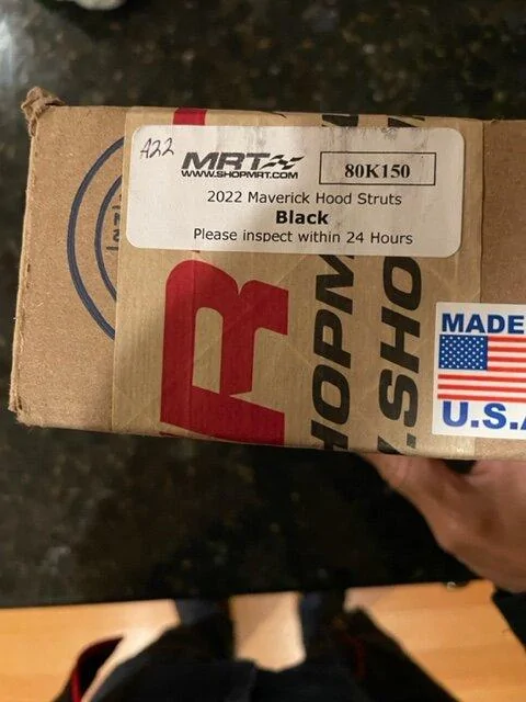 Ford Maverick 2022+ Maverick Hood Struts. No Drill. New in box. $85 IMG_8608