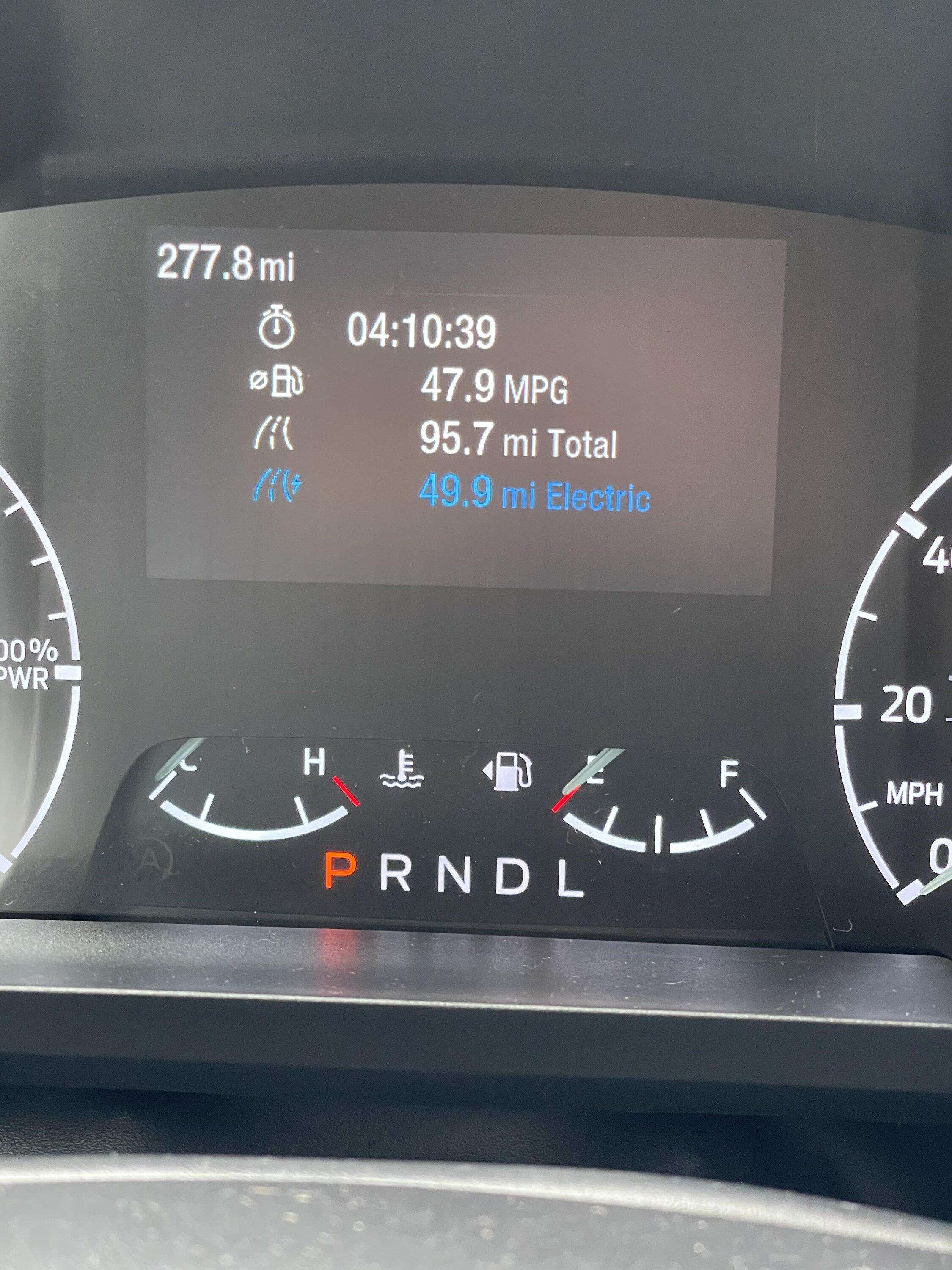 Ford Maverick Don't drive like you stole it. 53.4 mpg with Hybrid IMG_5066