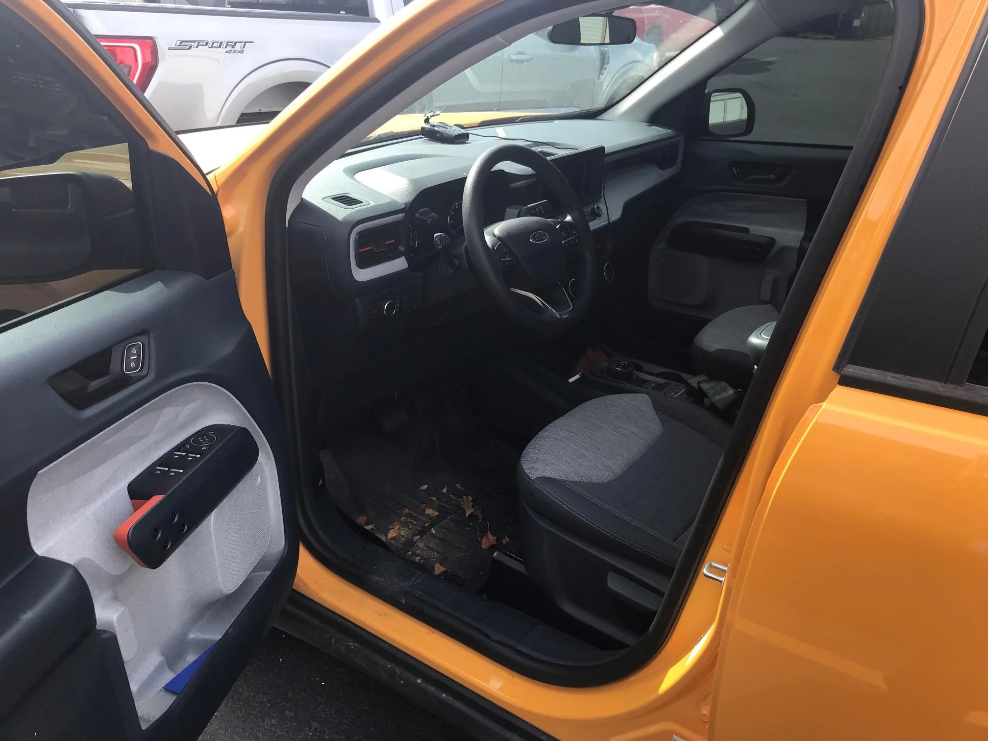 Ford Maverick CYBER ORANGE Maverick Photos Thread mav door