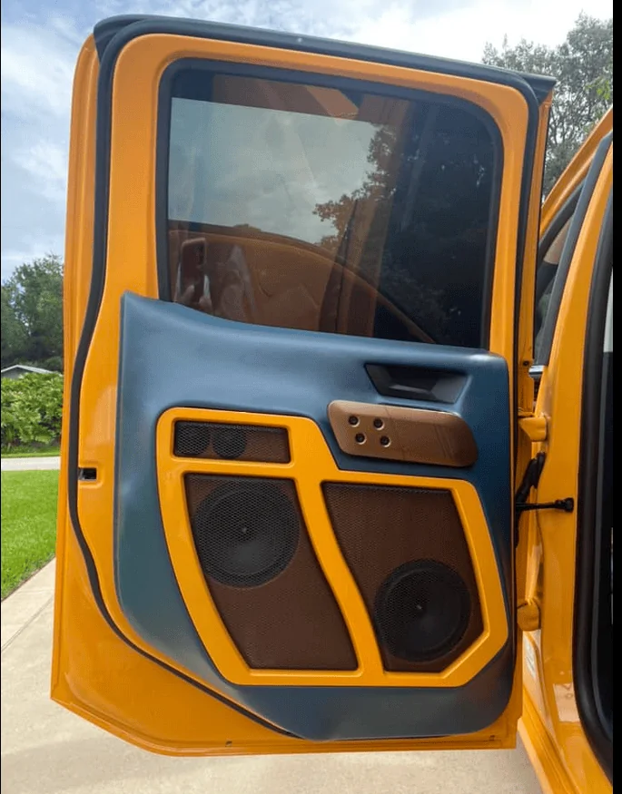 Ford Maverick Another audio build 2 components in rear door