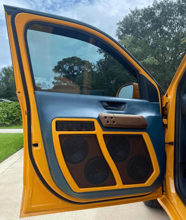 Ford Maverick Another audio build 4 components in front door