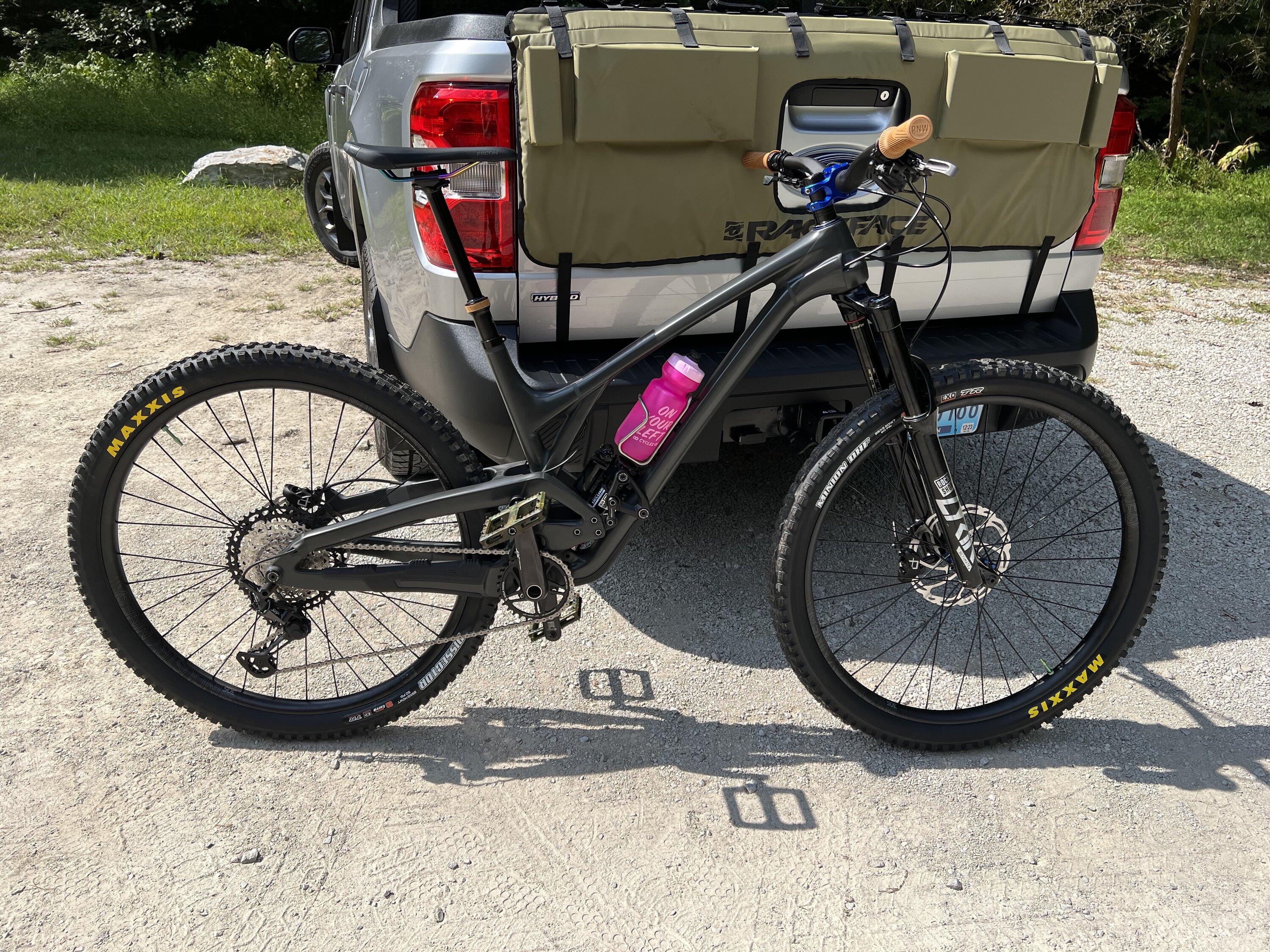Ford Maverick Bike Racks... Tailgate Pad or Hitch Rack for frequent use. IMG_1016