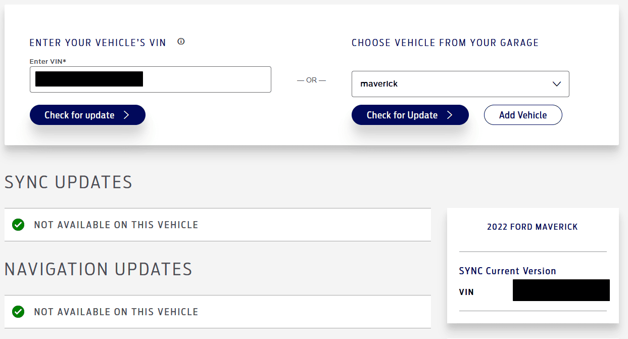 Ford Maverick Has there been SYNC3 updates? 1666311550664