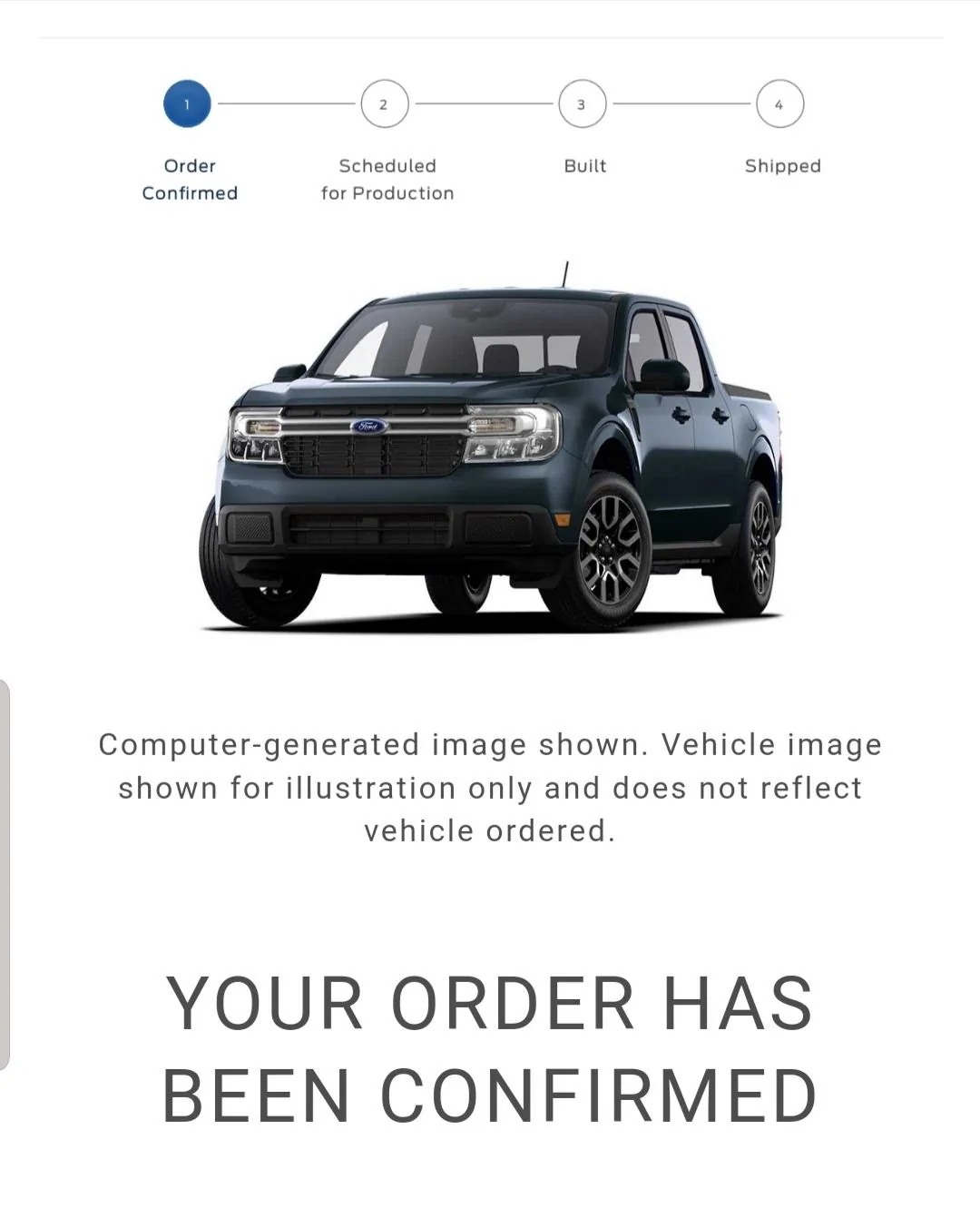 Ford Maverick Question  RSVP ford confirmation approval 20220920_105156