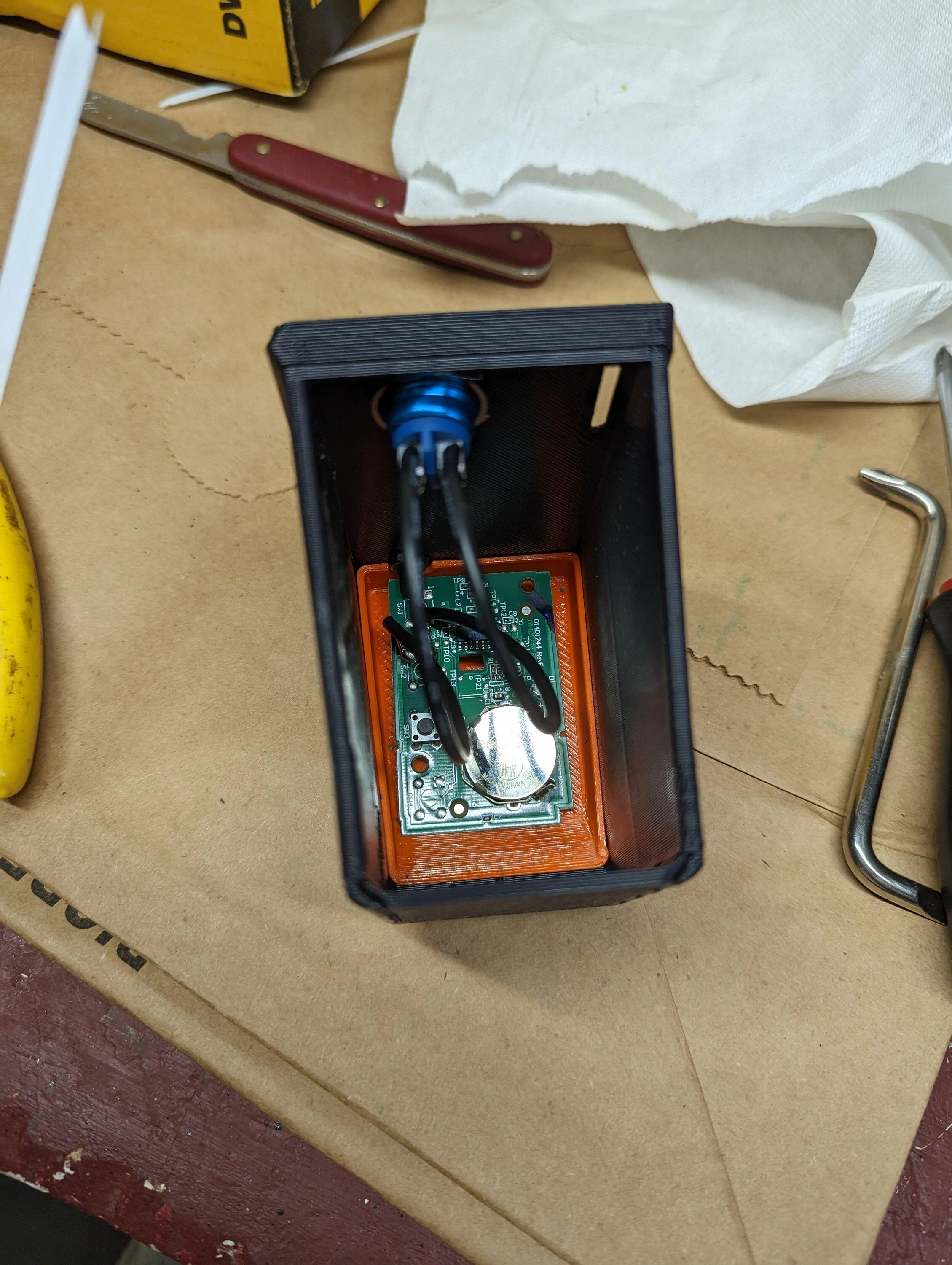 Ford Maverick DIY Garage Door Opener for dash cubby PXL_20221022_154810869