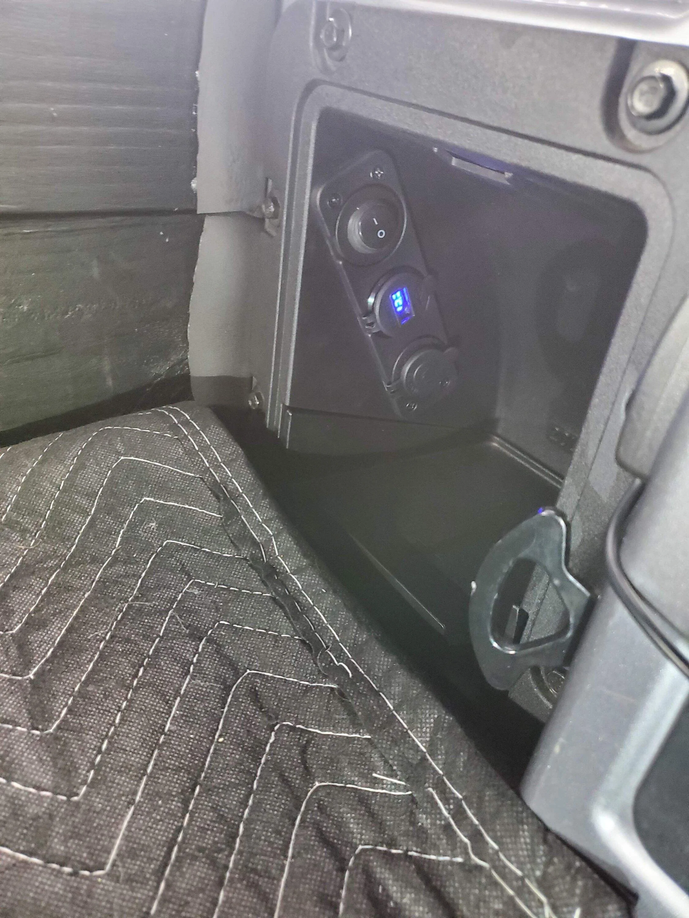 Ford Maverick 12v and USB installed in bed 67941ABB-EAF4-4B90-B47C-20BFB9A9A00F