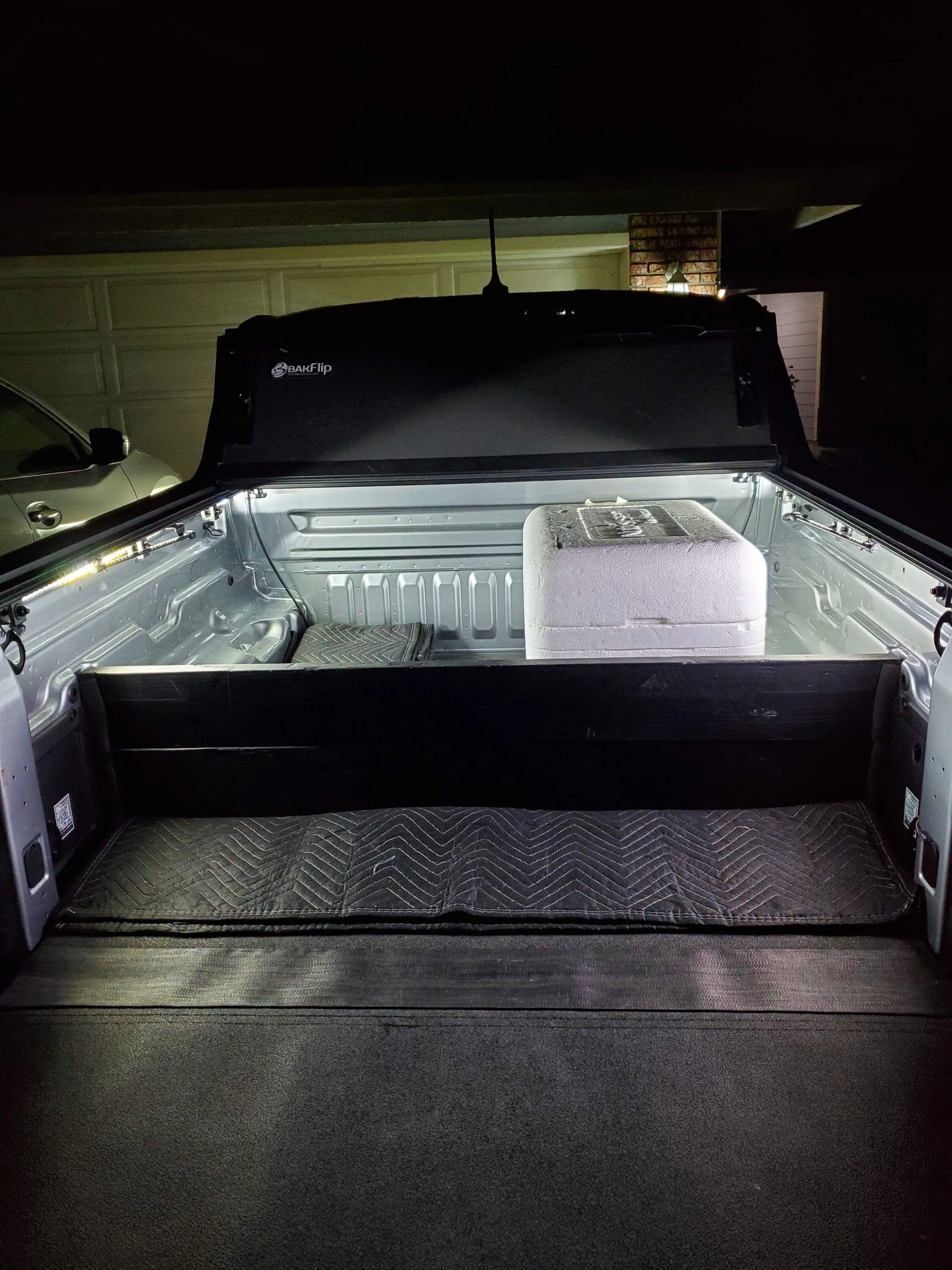 Ford Maverick Adding 12V and USB power ports to the bed - installed photo CECF98EB-7FA9-46AA-BEF3-02214AE63BBF