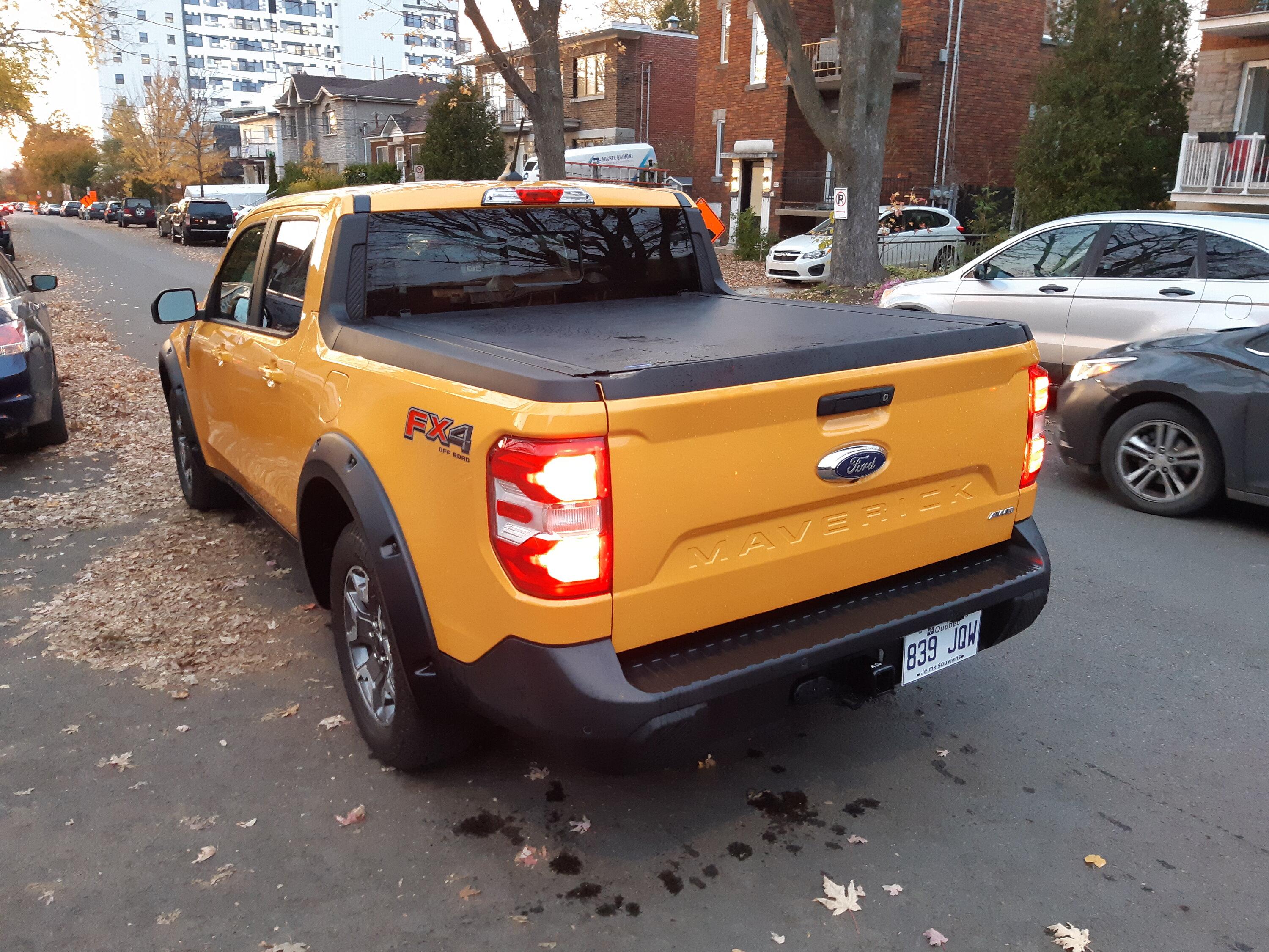 Ford Maverick Gave it some hips ( Bushwacker flares ) 20221023_175709