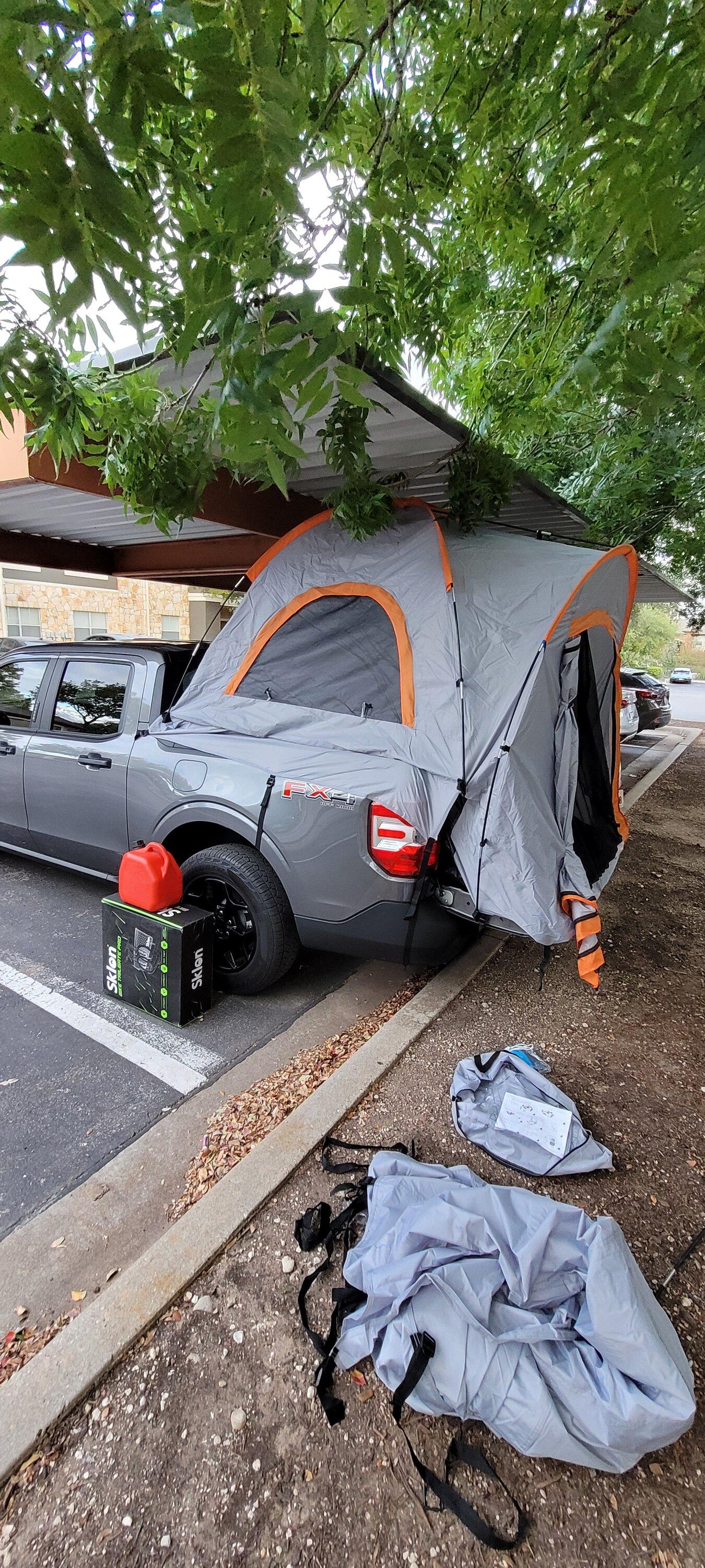 Ford Maverick Found a Truck Bed Tent that fits Maverick! 20221023_182351