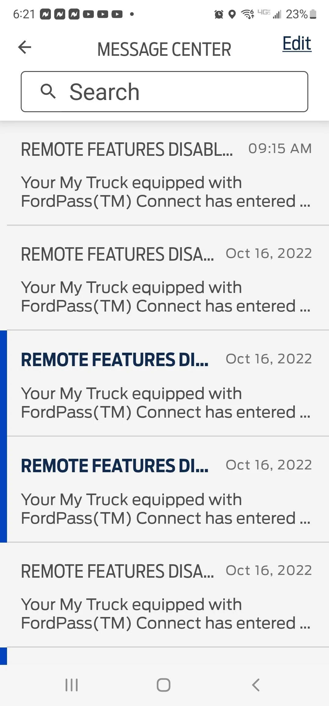 Ford Maverick Low battery warning message received in app! Screenshot_20221018-182114_FordPass