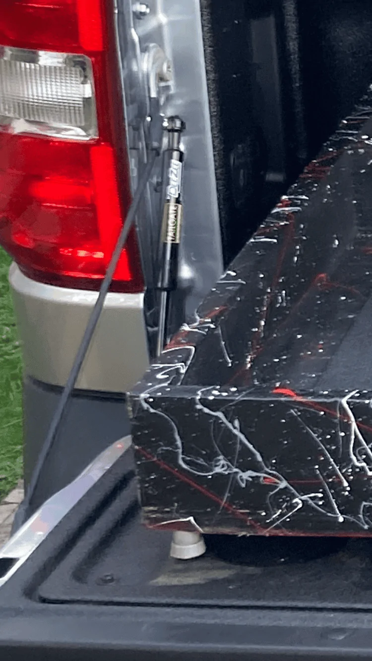 Ford Maverick Tailgate tie down anchors / hooks that work with Tailgate Assist strut -- installed pics 0C9C099D-7104-4ED8-AA98-C89EF48DC268