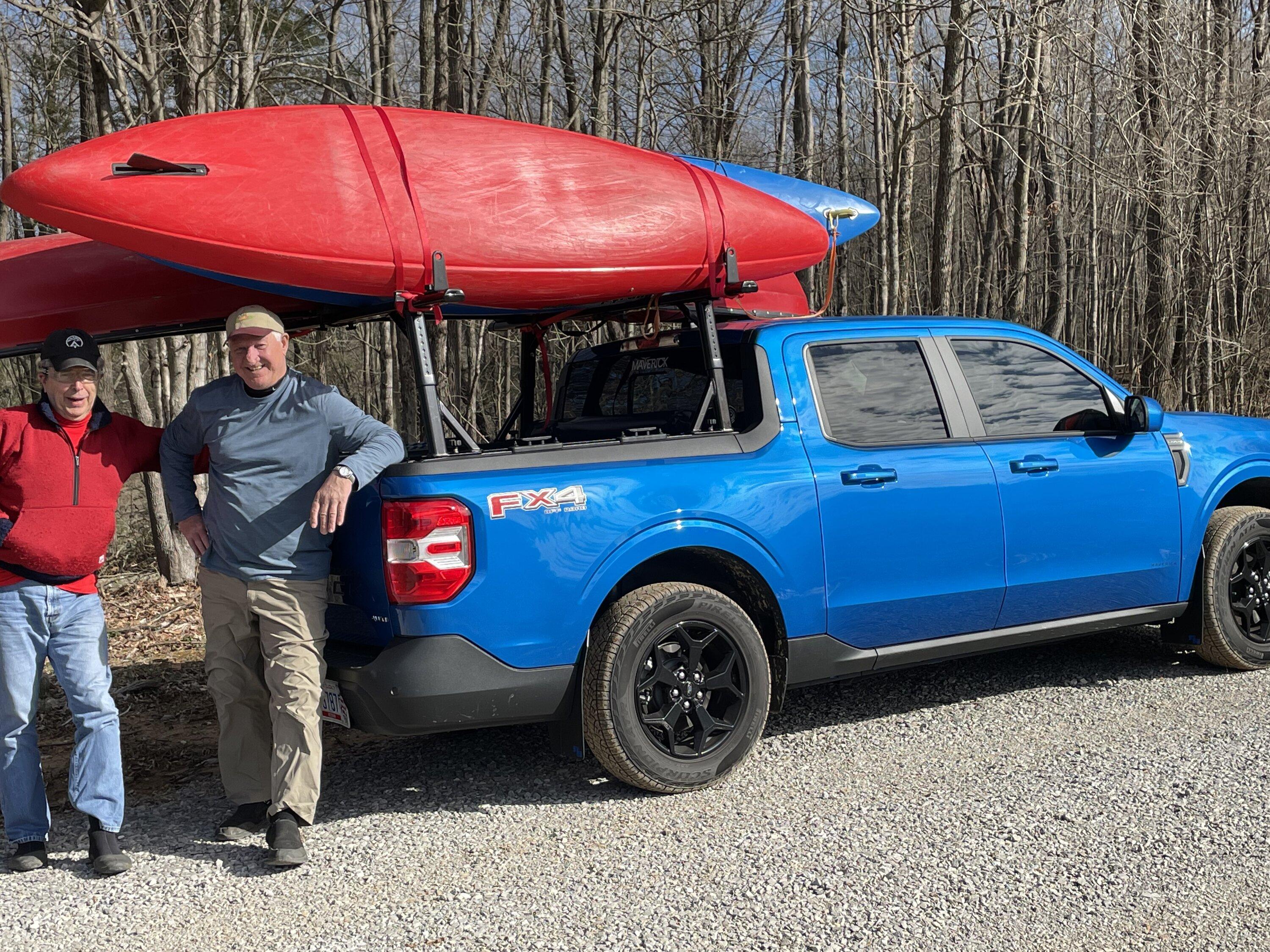 Ford Maverick Rhino Rack Platform + Elevate Rack installed 735E8C19-0711-43E4-88C2-9DD612C95AE3