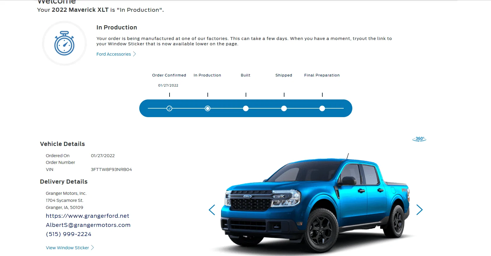 Ford Maverick ECOBOOST ONLY: Tracking Remaining MY22 Builds FX4K in Production