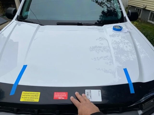 Ford Maverick tips for installing hood deflector? IMG_4067