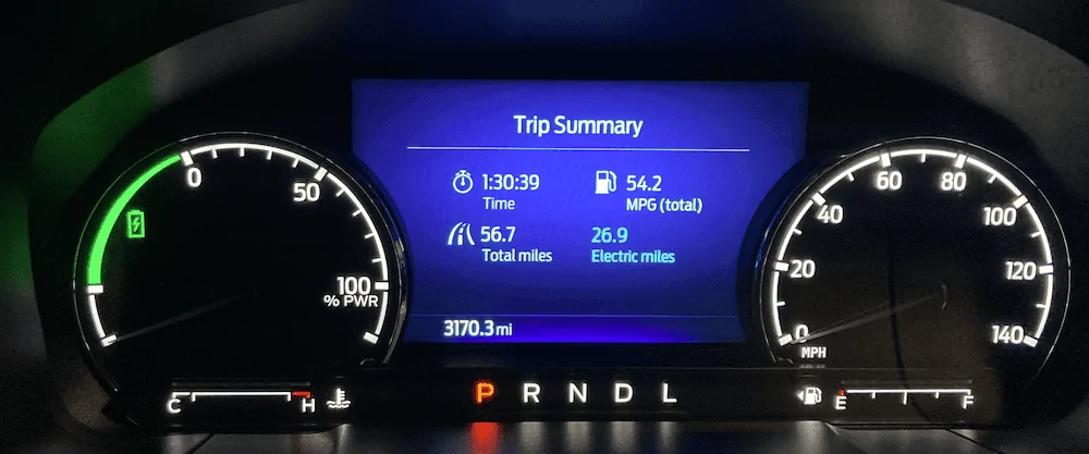 Ford Maverick 64mpg on a 9 mile city drive. (Hybrid) Screen Shot 2022-10-27 at 4.44.15 PM