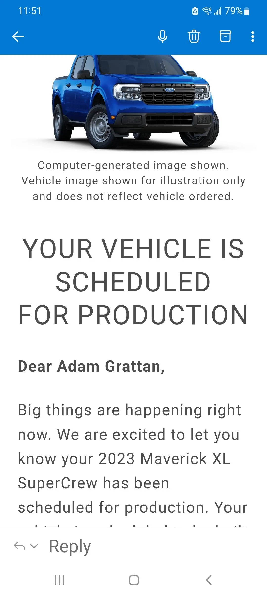 Ford Maverick Any 2023MY get a VIN yet??? Screenshot_20221028-115125_Outlook