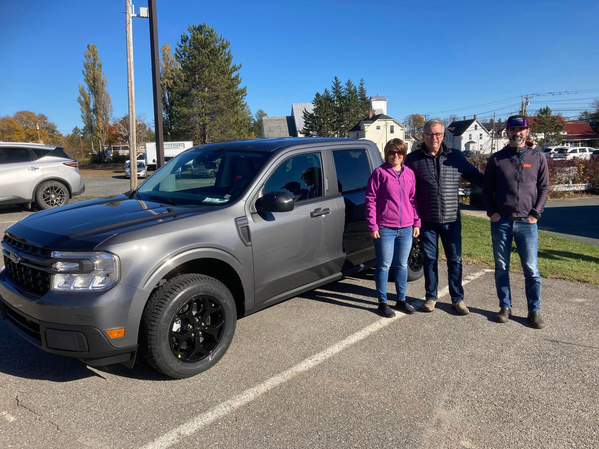 Ford Maverick Finally picked up our Carbonized Grey Maverick XLT Hybrid today 01