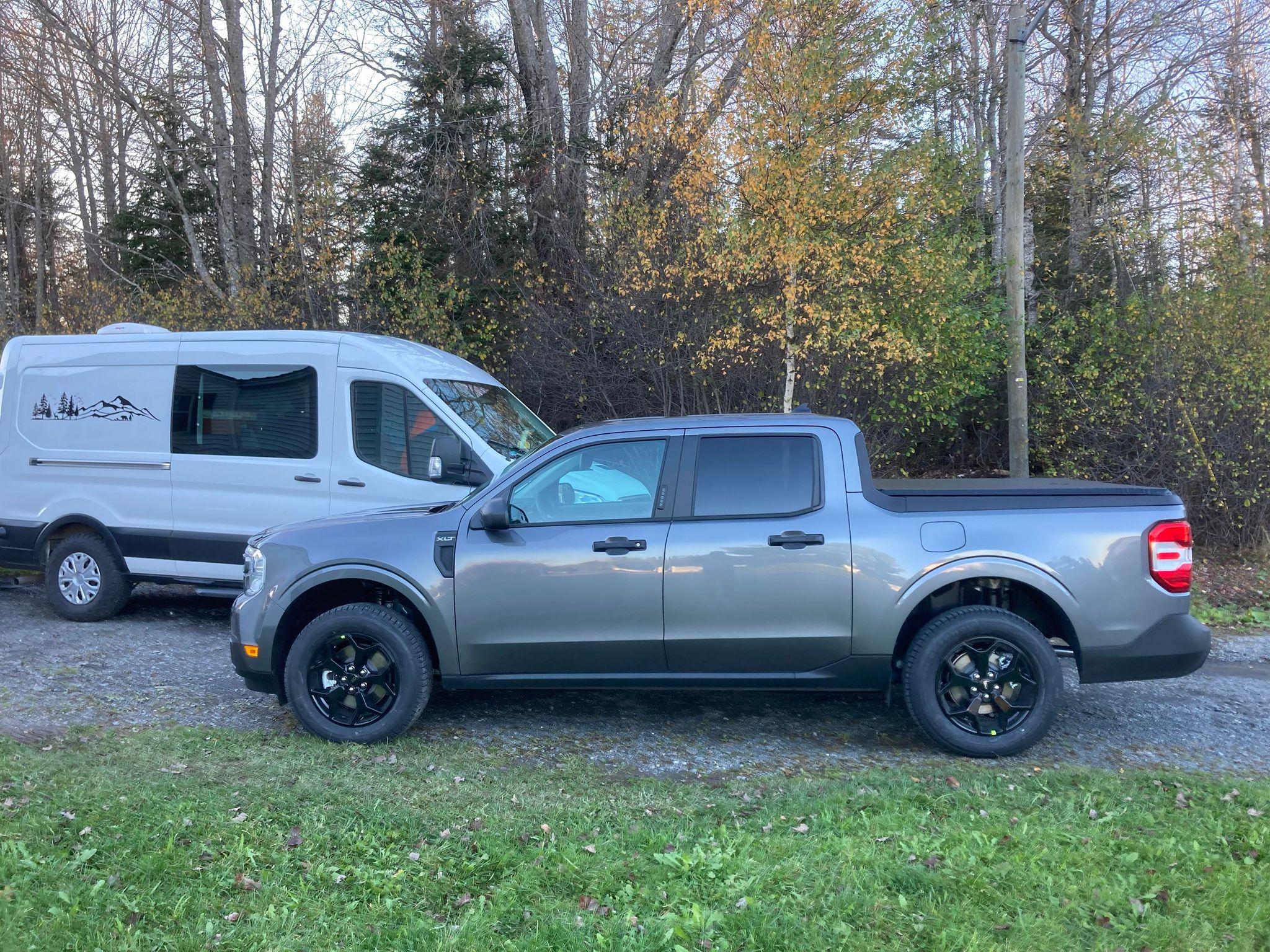 Ford Maverick Finally picked up our Carbonized Grey Maverick XLT Hybrid today 011