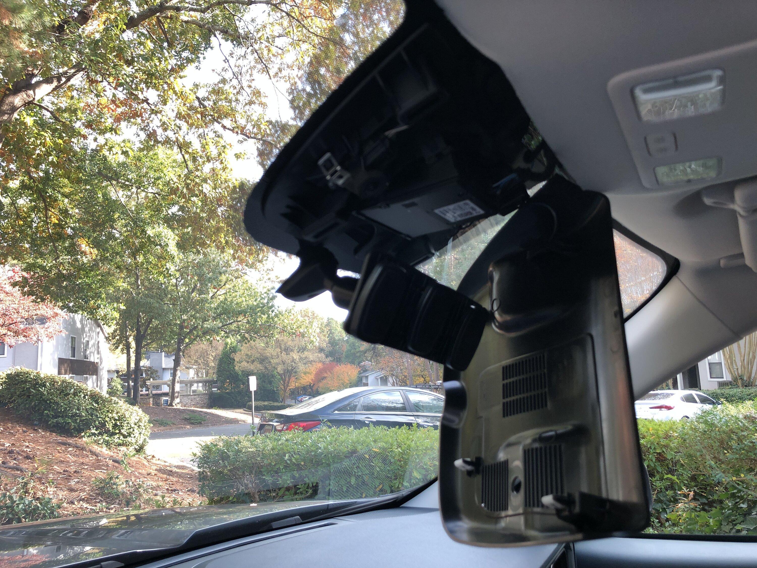 Ford Maverick Rear view mirror dash cam installed 1AE03B6A-89A8-453F-AF7D-0668CA186845