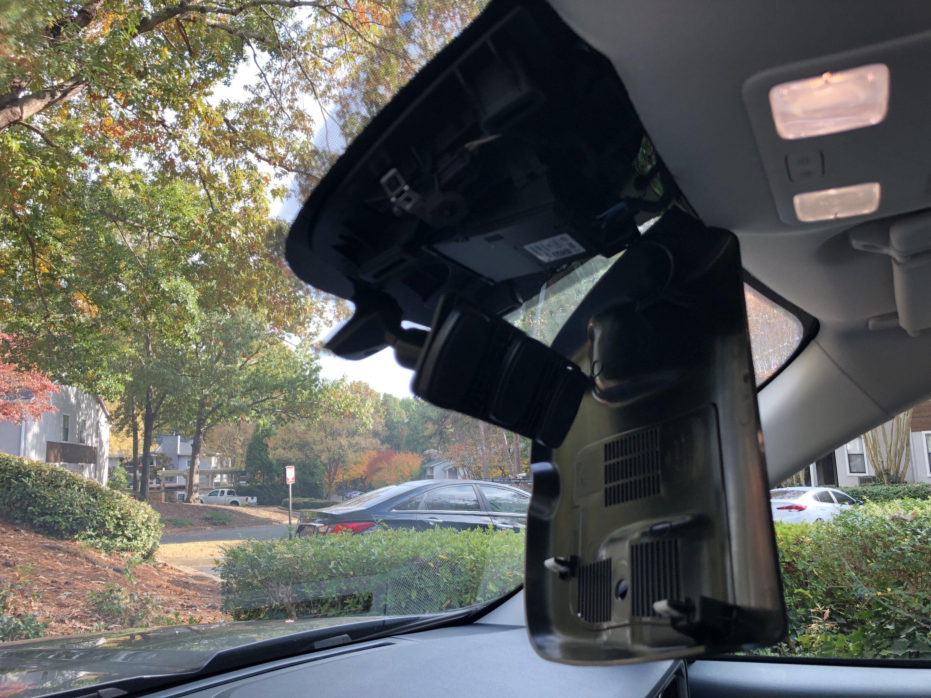 Ford Maverick Rear view mirror dash cam installed 80480325-0A3E-4566-81E9-5300C6801200