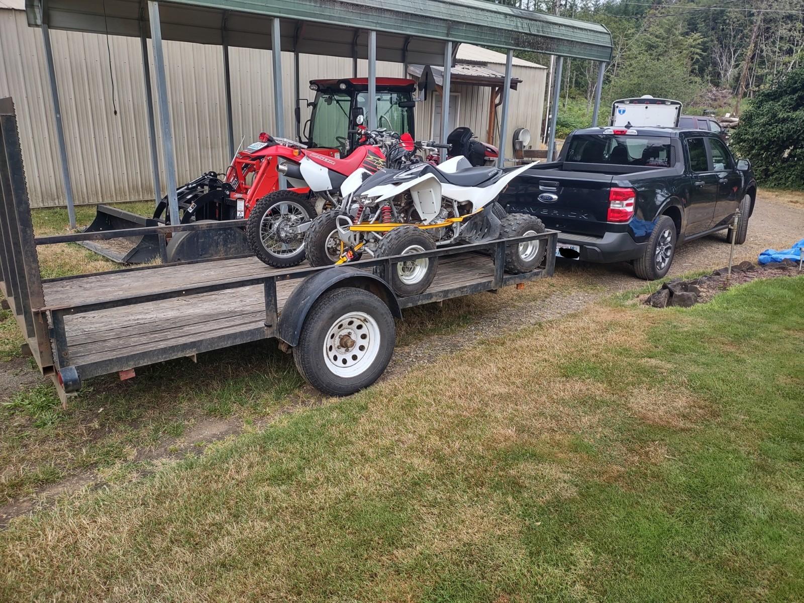 Ford Maverick Fuel efficiency towing trailer IMG_20221031_082525