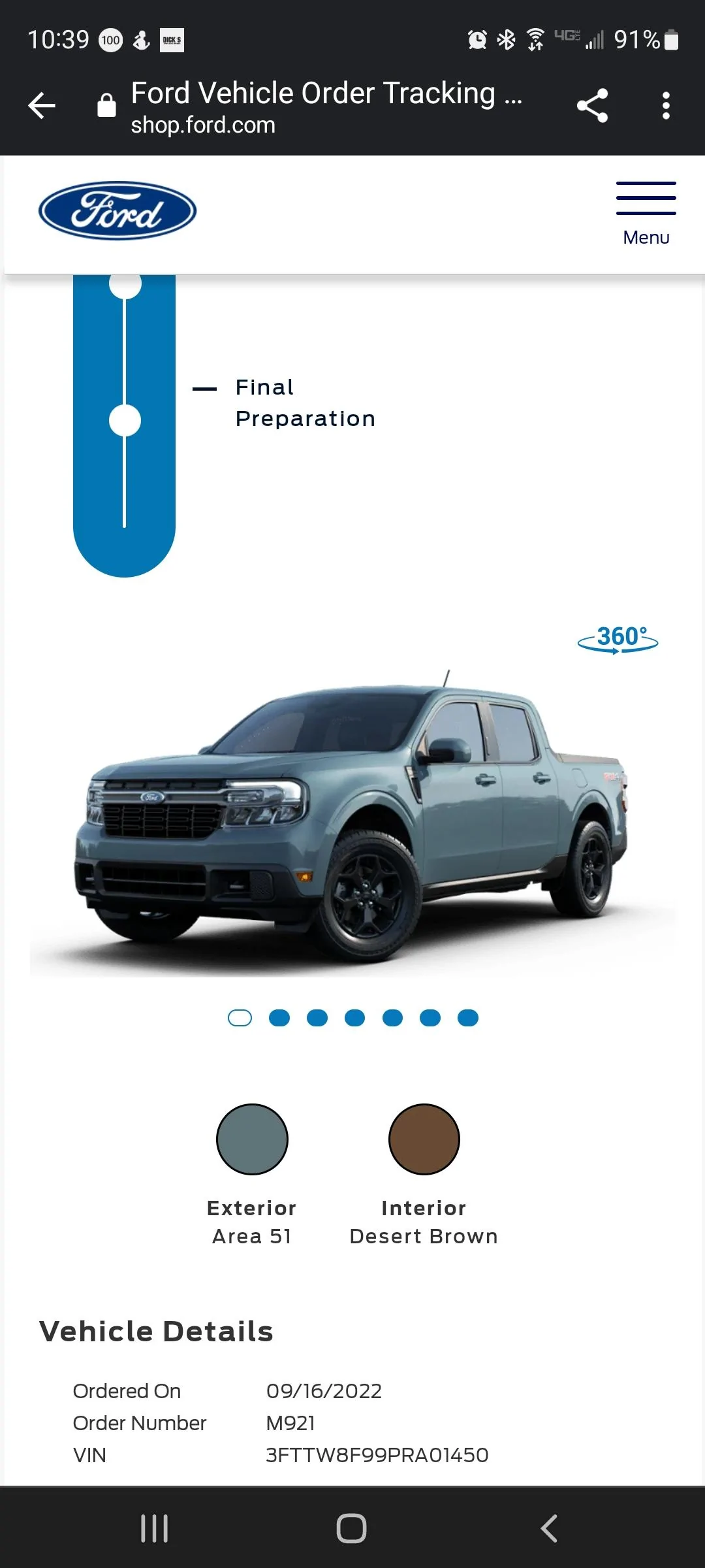 Ford Maverick Any 2023MY get a VIN yet??? Screenshot_20221031-103927_Chrom