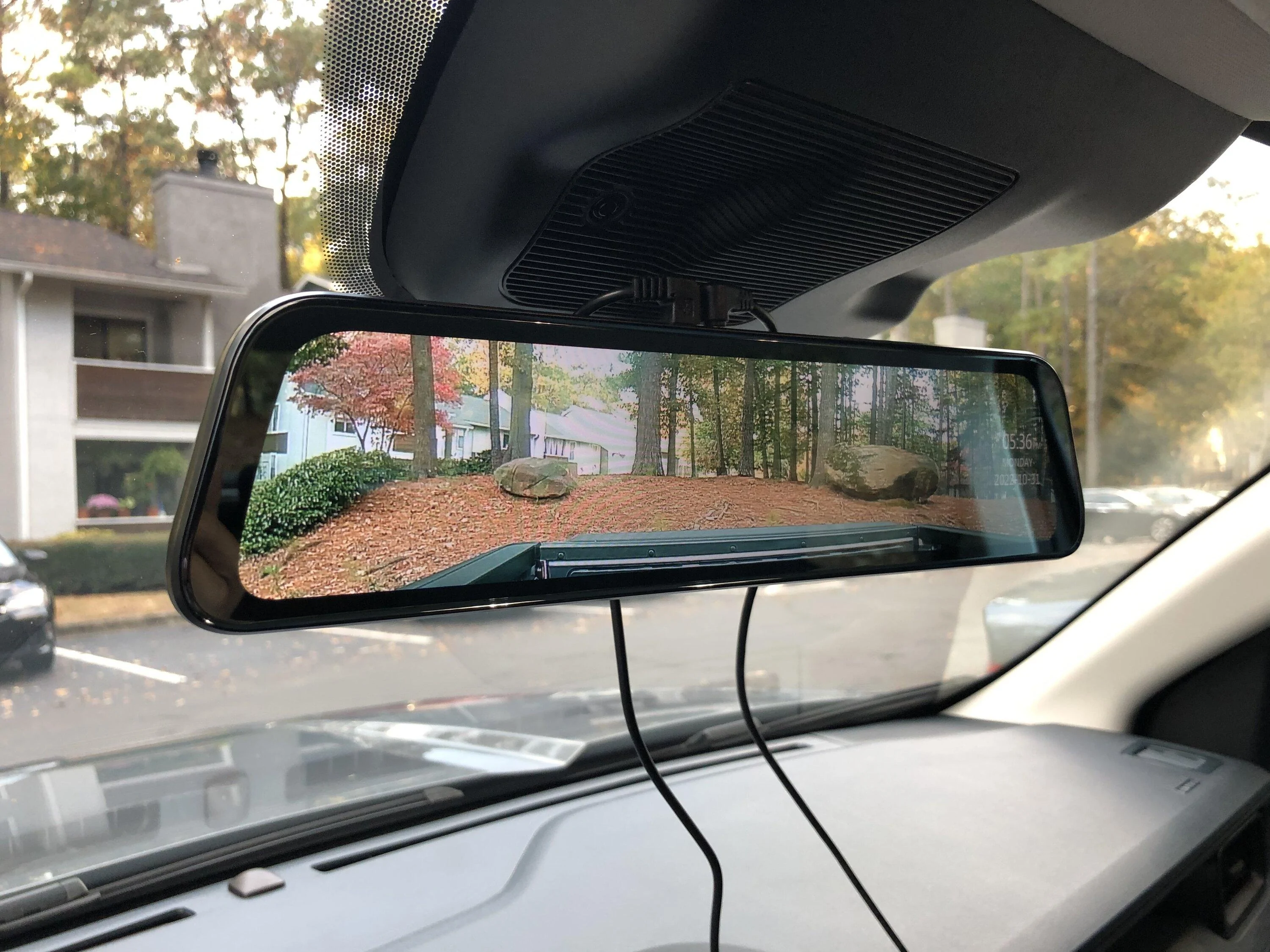 Ford Maverick Rear view mirror dash cam installed 838D6664-0409-40DC-A99B-0958269A9FA7