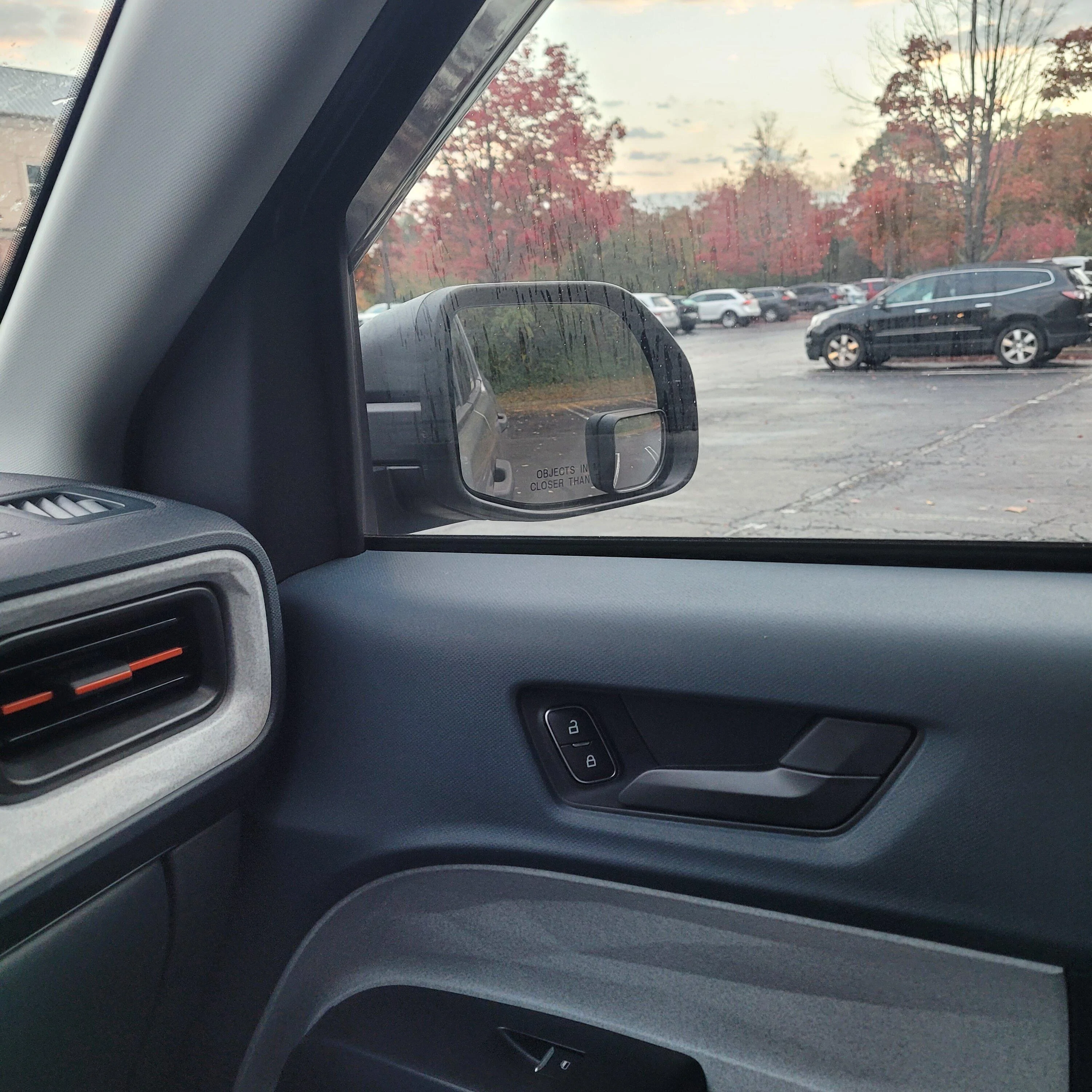Ford Maverick Holy cow Batman. My Maverick has a terrible blind spot problem. 20221101_074950