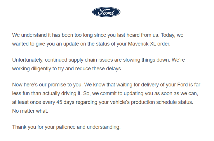 Ford Maverick 🙋🏻‍♂️ Post if you received your 2023 Maverick scheduled for production confirmation & VIN today Oct 28! 1667337810080