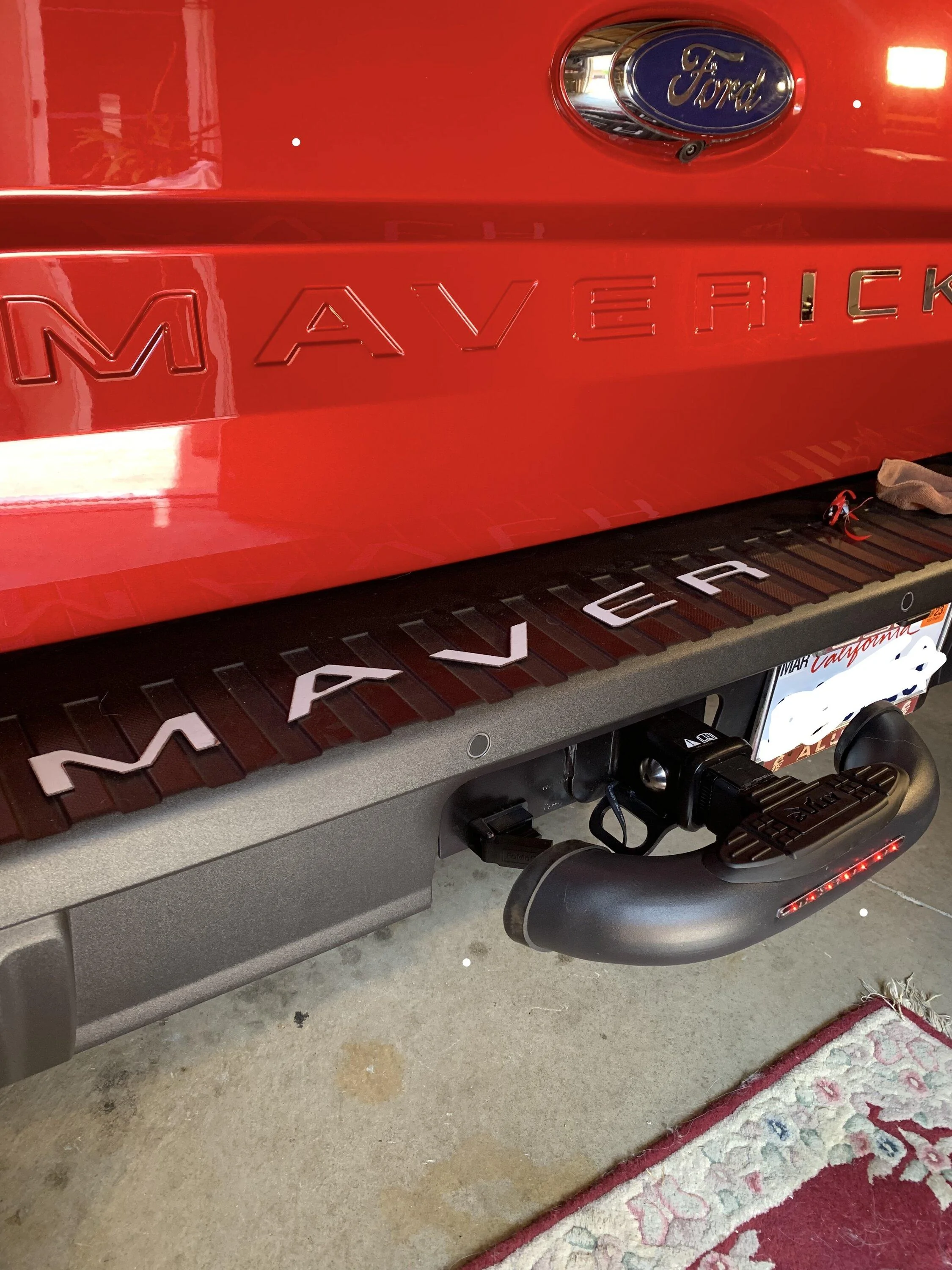 Ford Maverick Show me your Tailgate letters for Rapid Red! MavTailgateLetter1
