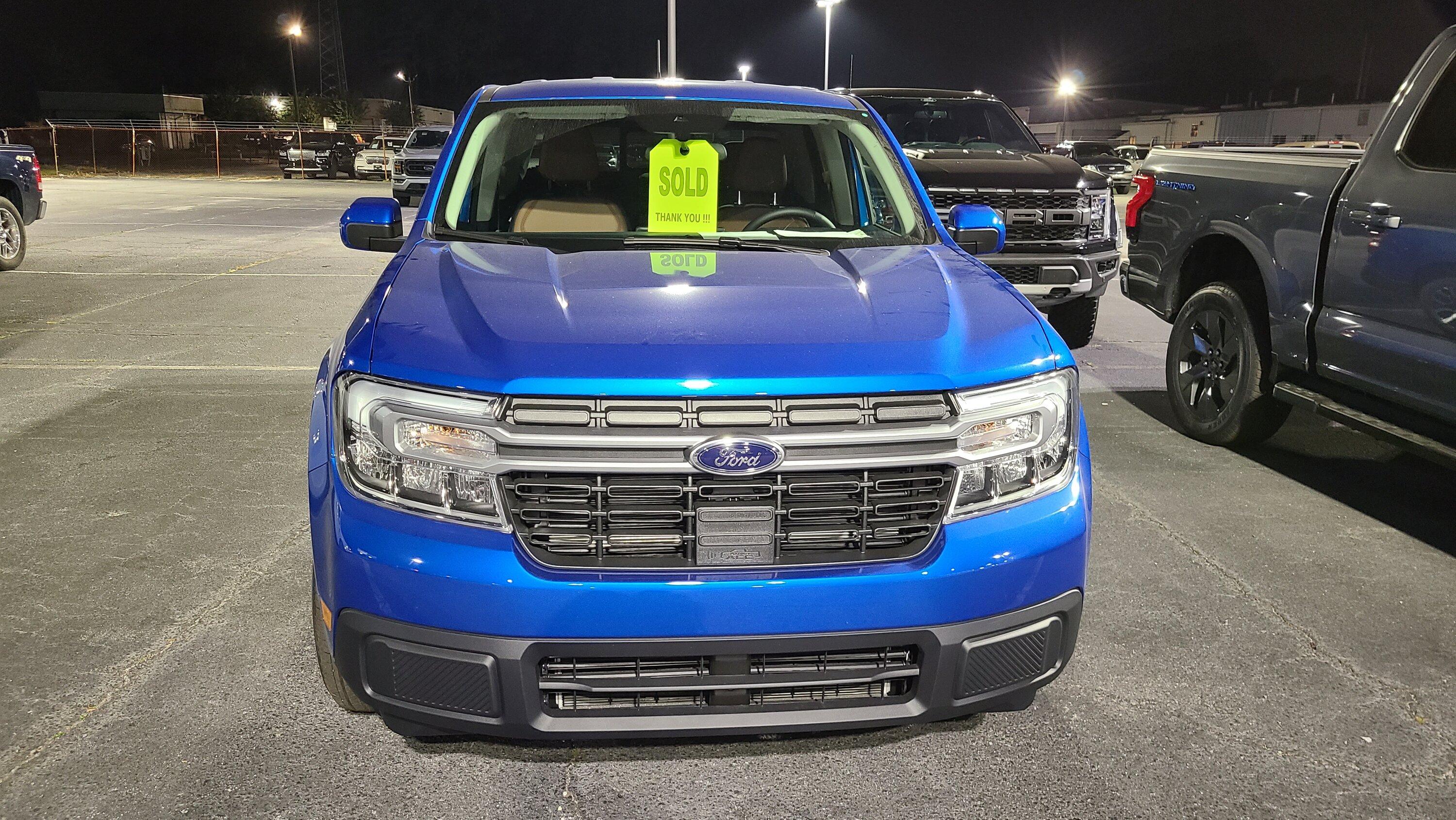 Ford Maverick Can't wait, so you creep the lot the night before.. 20221027_201950