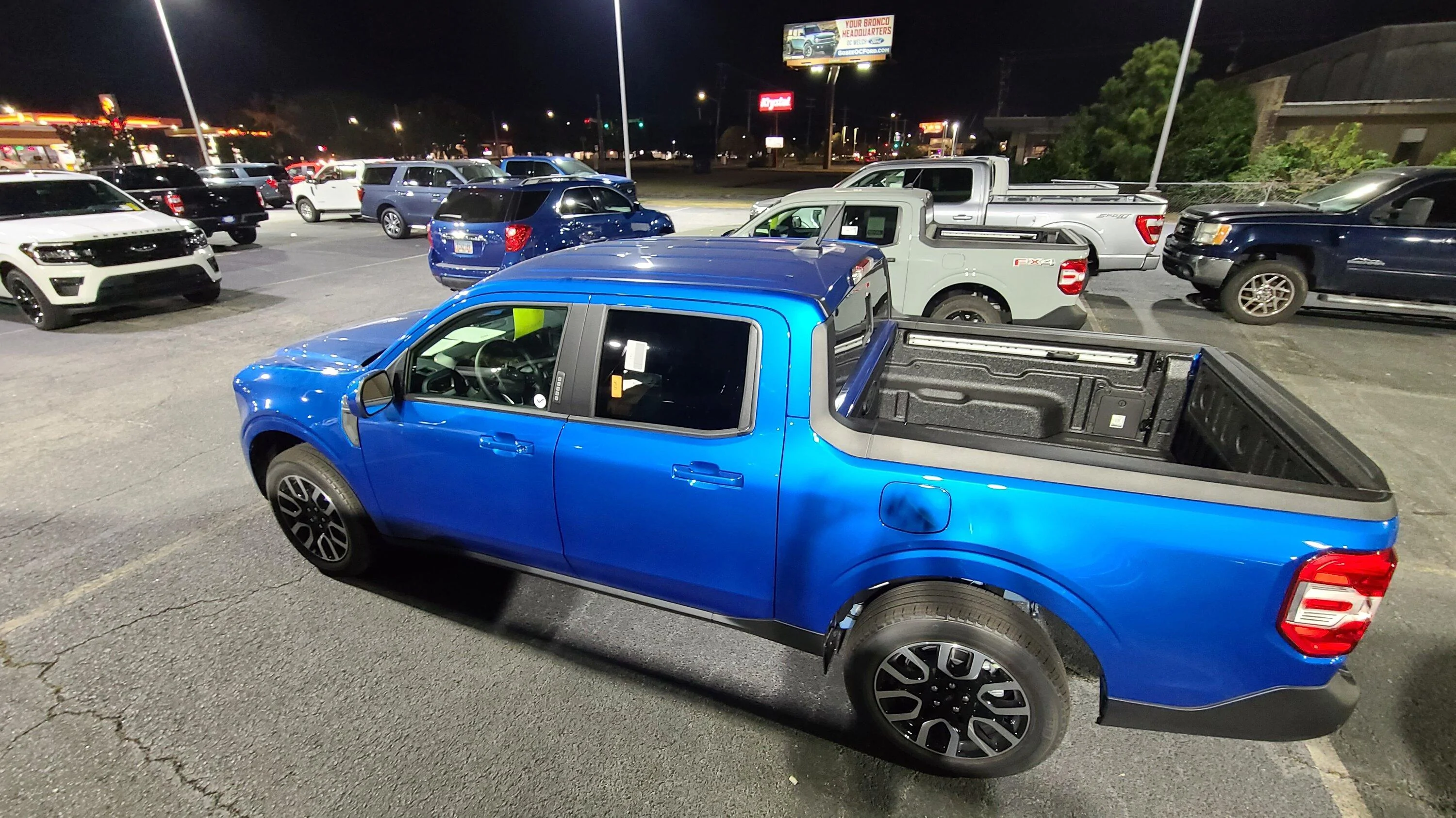 Ford Maverick Can't wait, so you creep the lot the night before.. 20221027_201808
